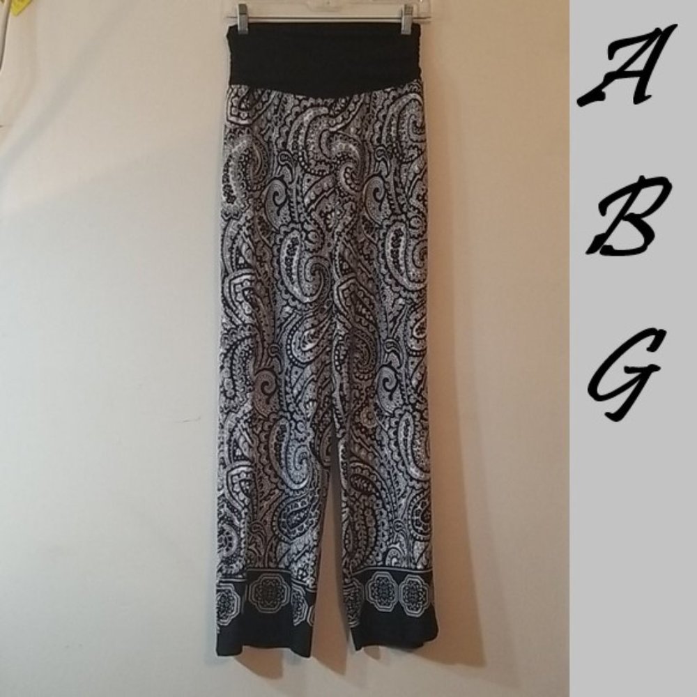 AGB soft wide leg pants